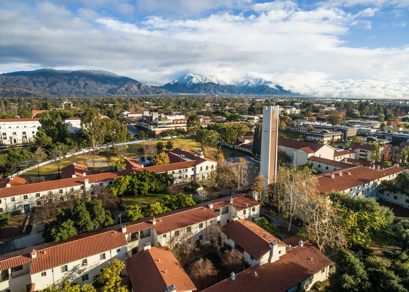 Aerial view of Claremont