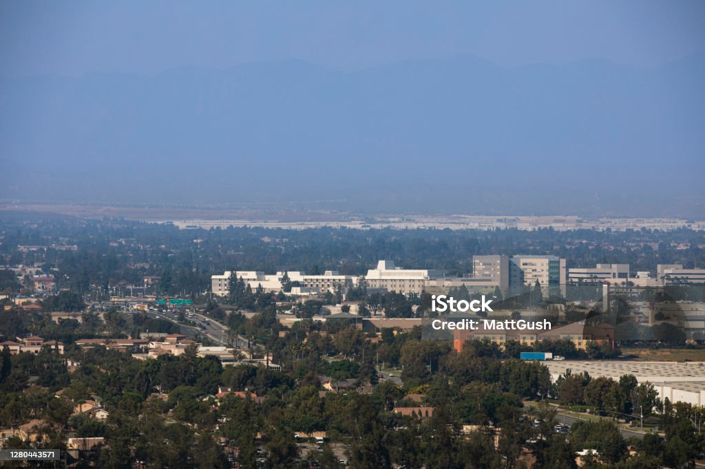 Aerial view of Fontana