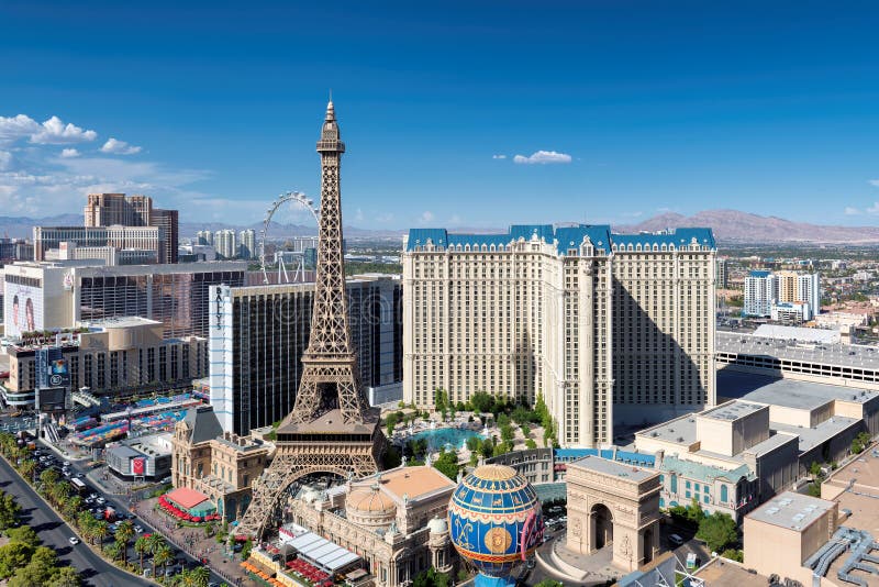 Aerial view of Las Vegas