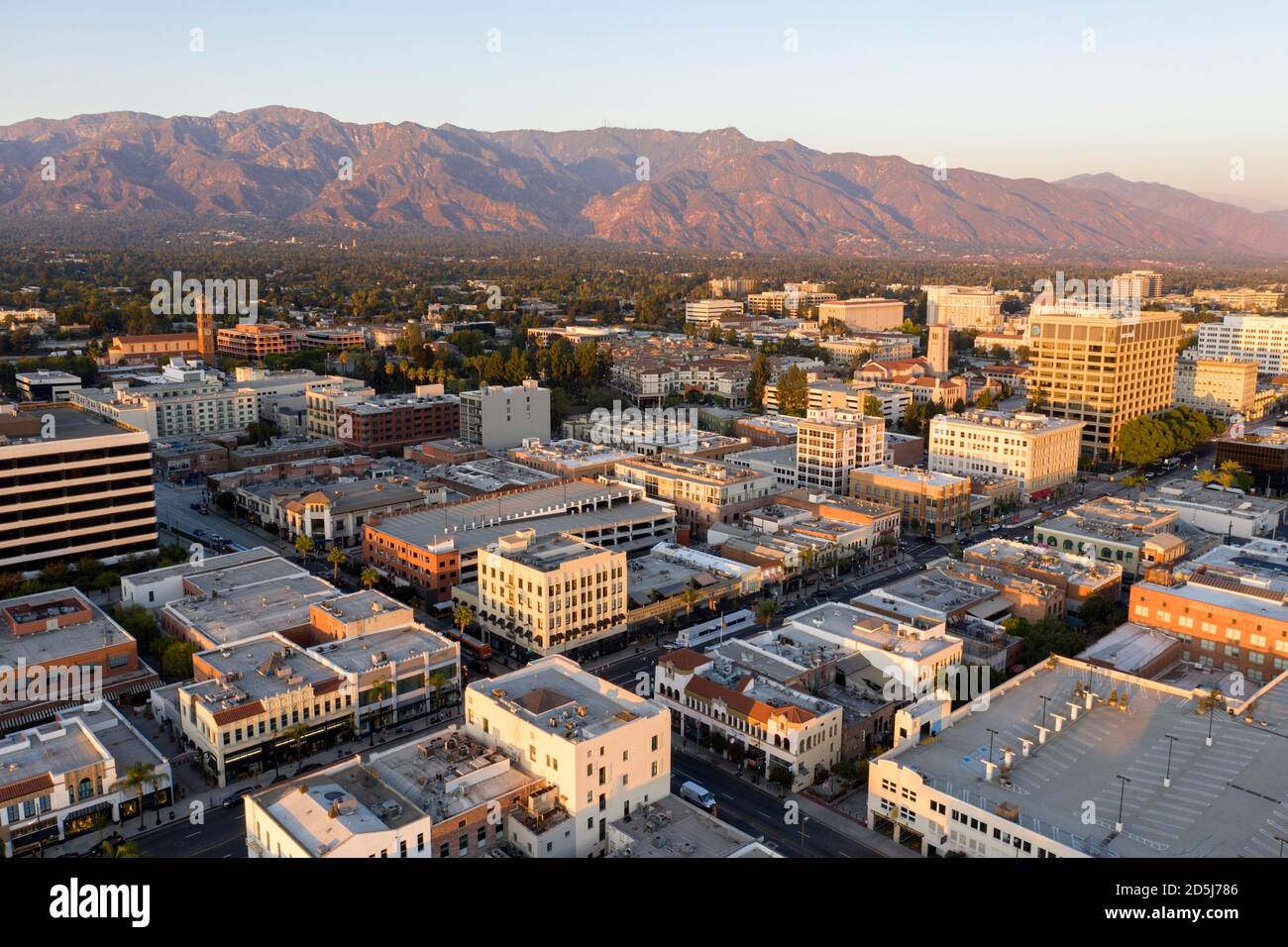 Aerial view of Pasadena