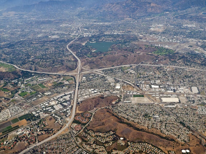 Aerial view of Pomona