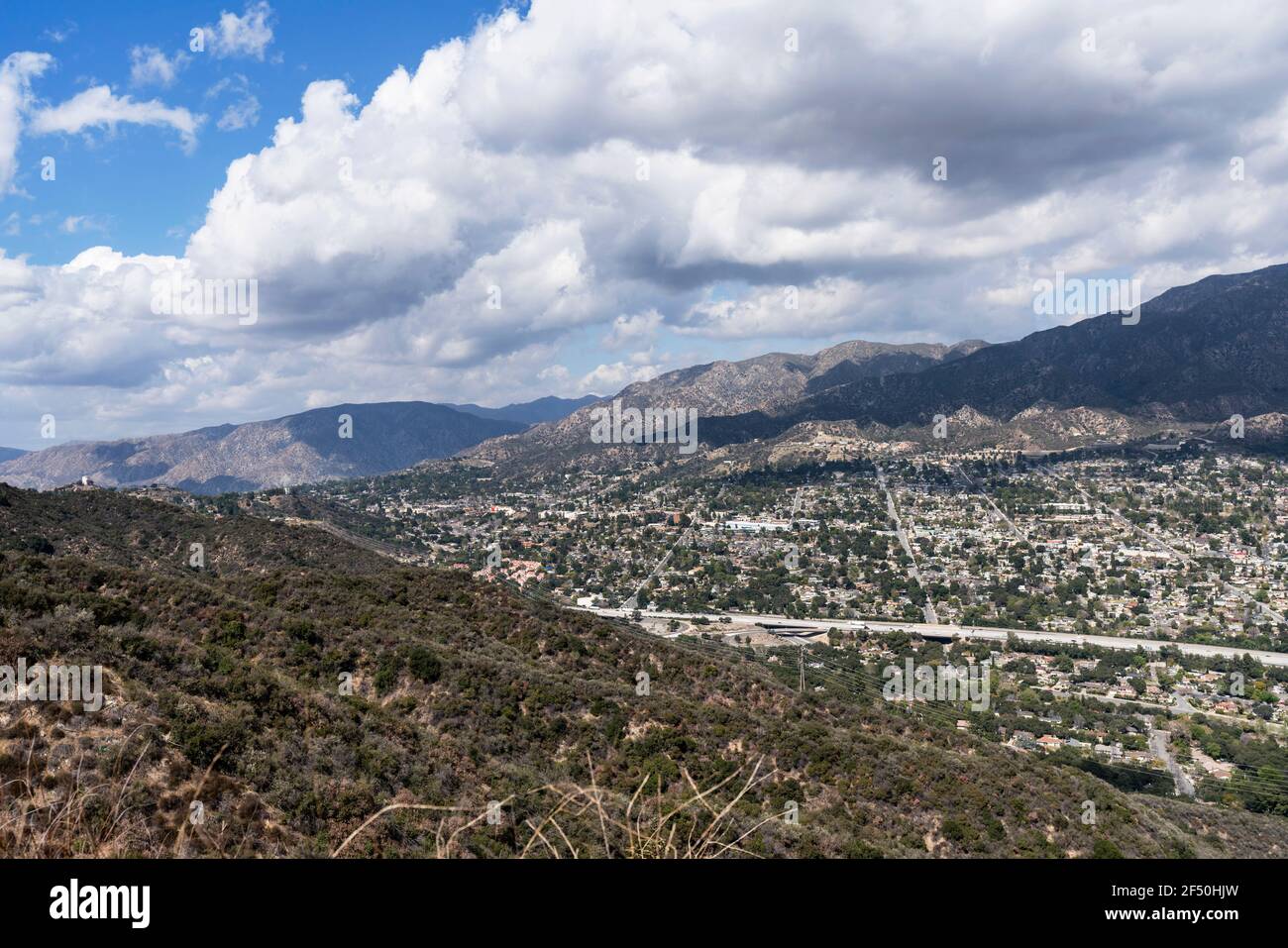 Aerial view of Tujunga