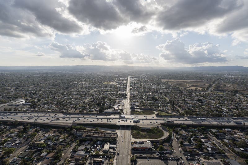Aerial view of Van Nuys