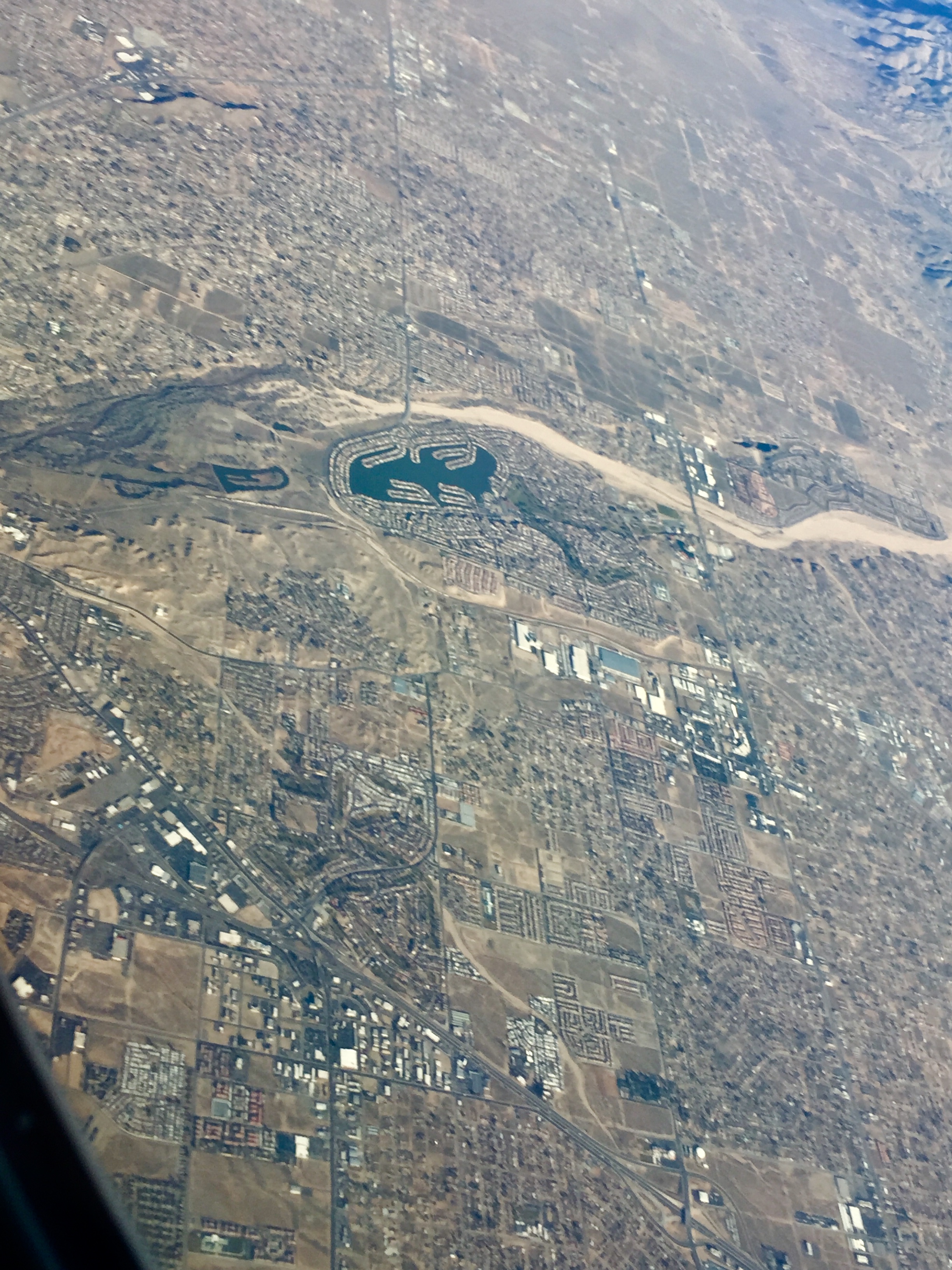 Aerial view of Victorville